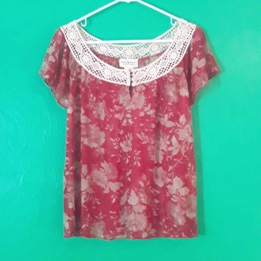 Denim & Supply Sheer Blouse